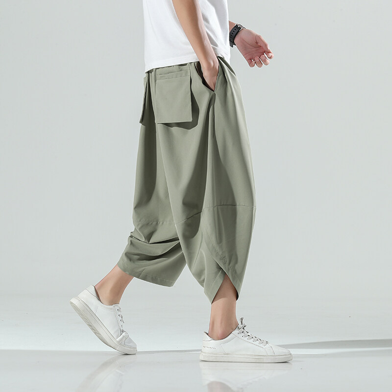 Retro Track Pant - 2025 Yaz Erkekler Çin Tarzı harem