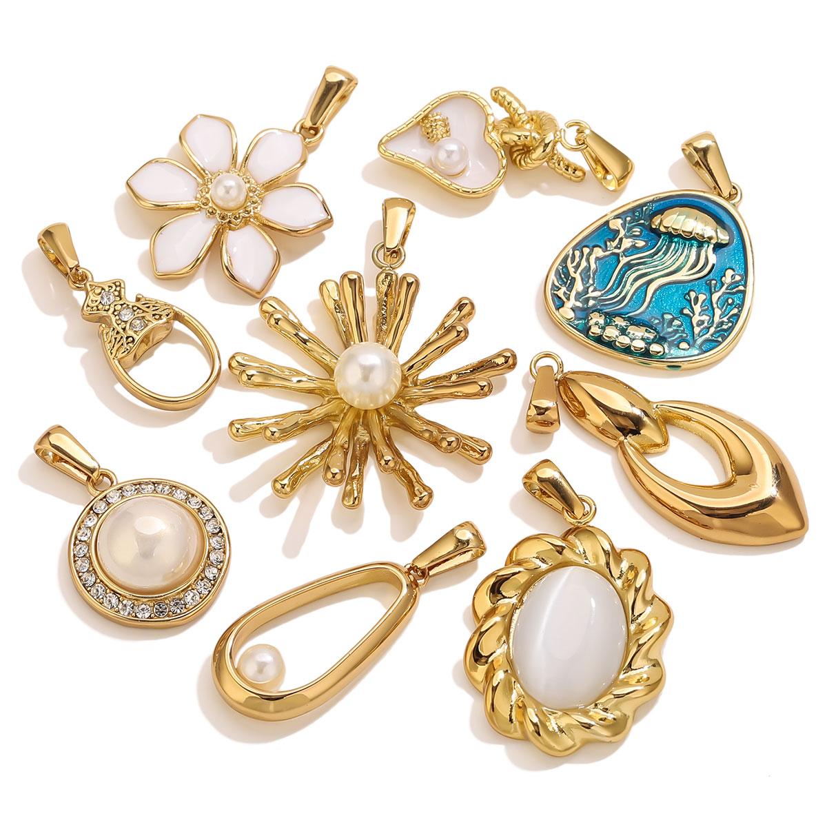 Vintage Fashion Blog - 1 adet 18K altın kaplama paslanmaz