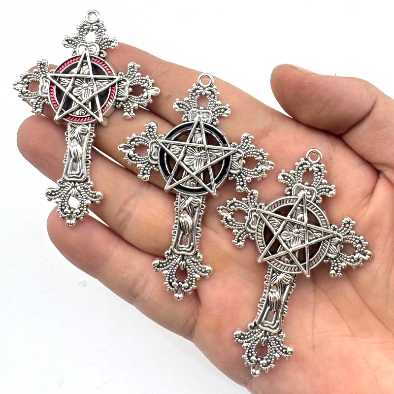 Vintage Fashion Blog - 2 adet 30x15mm Gotik Büyük Çapraz