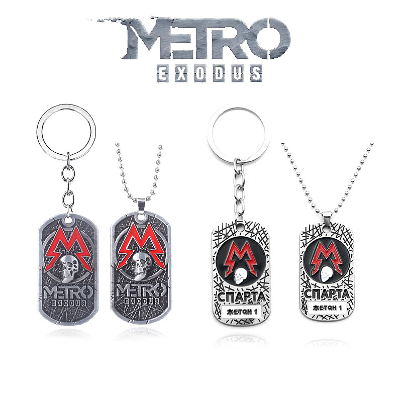 Vintage Fashion Tags - Oyun Metro Exodus 2033 Anahtarlık Yaratıcılık