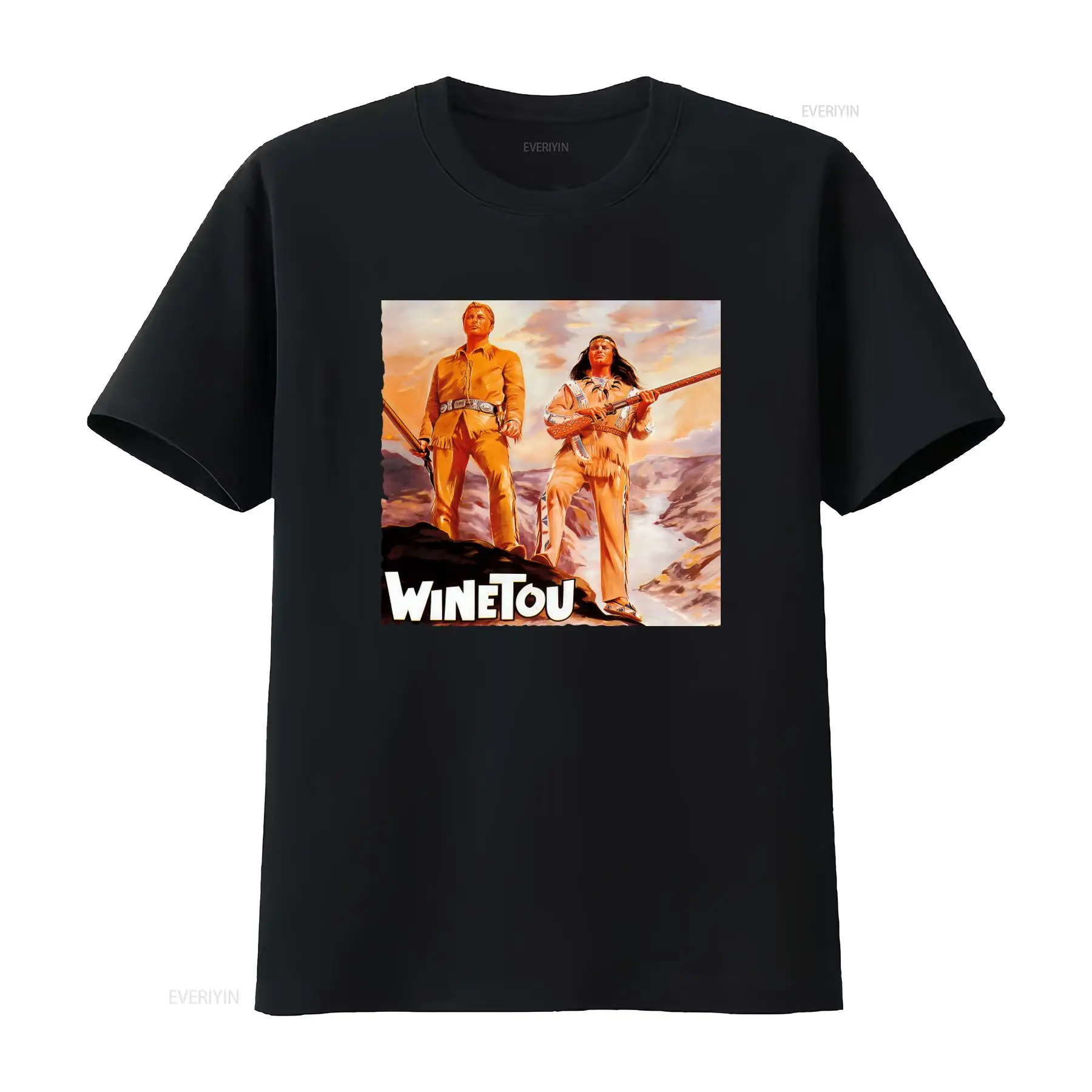 Vintage Fashion Posters For Sale - Satılık Winnetou Film Posteri Vintage Doğal