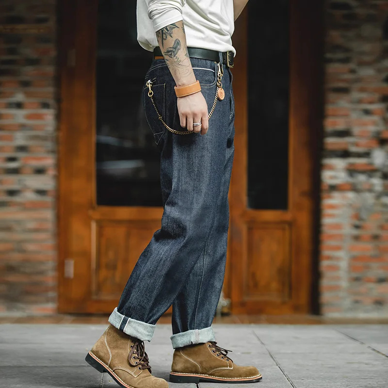 Retro Track Pant - Maden Vintage 13.5oz Ağır Kot Pantolon