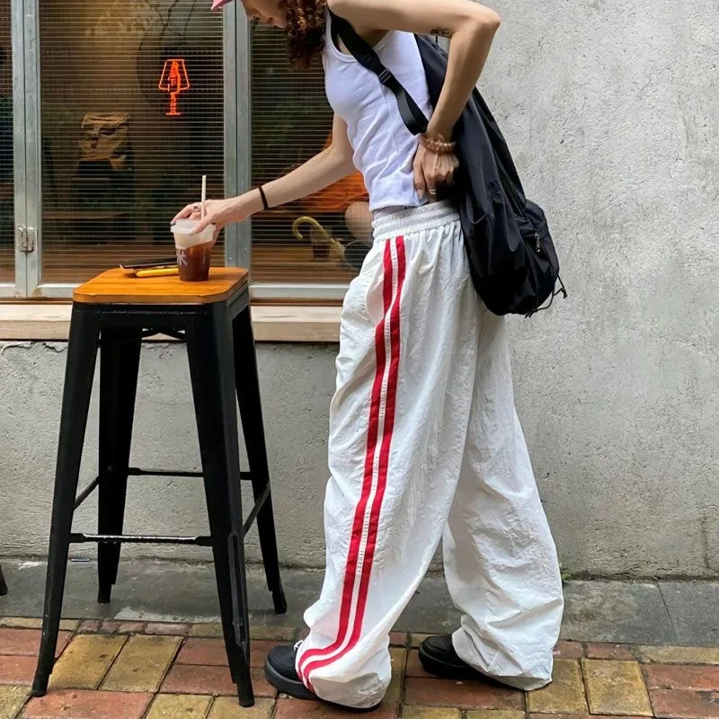 Y2K Vintage beyaz Sweatpants k - Retro Track Pant incelemesi ve fiyatı