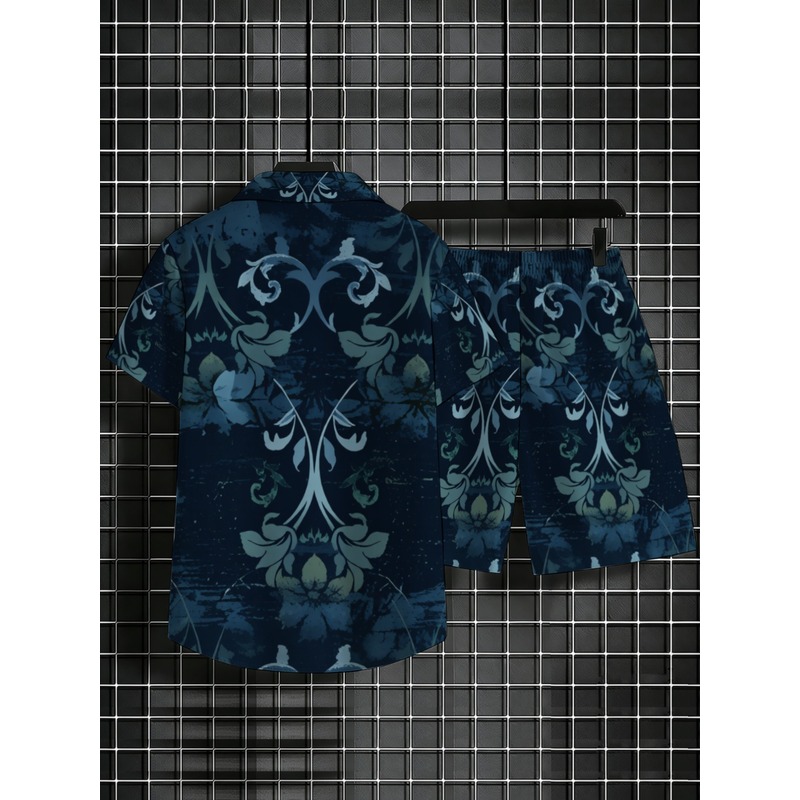 Lacivert Çiçek Desenli Erkek K - Printed Floral Shirt incelemesi ve fiyatı