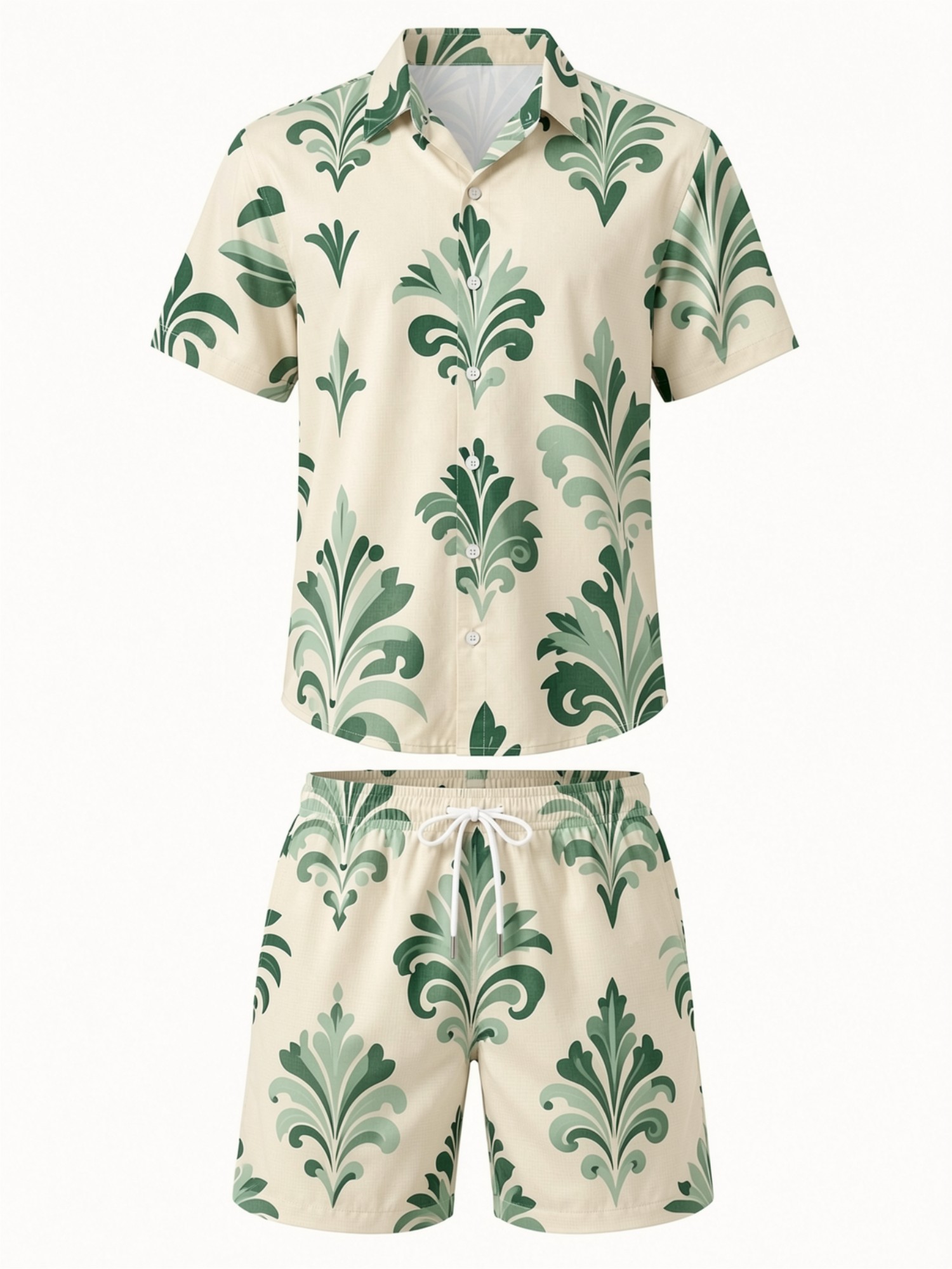 Erkek Çiçek Desenli Kısa Kollu - Printed Floral Shirt incelemesi ve fiyatı