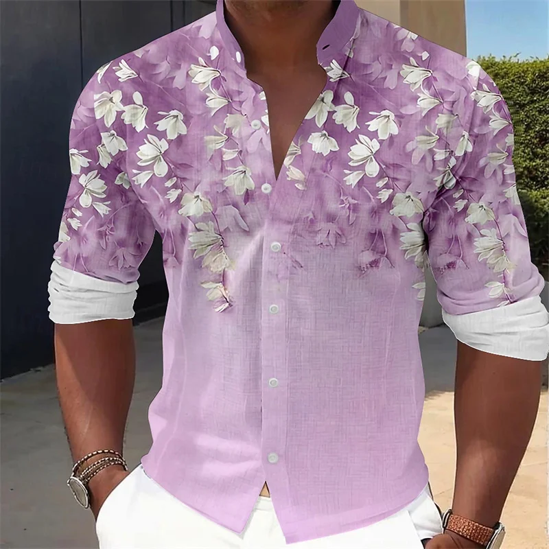 Erkek Çiçek Desenli Uzun Kollu - Printed Floral Shirt incelemesi ve fiyatı