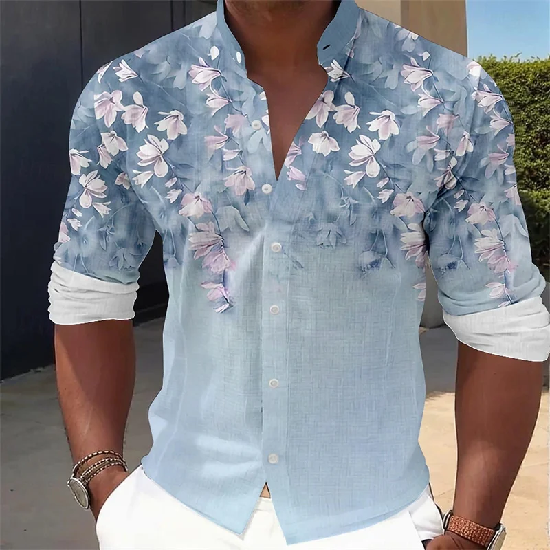 Erkek Çiçek Desenli Uzun Kollu - Printed Floral Shirt incelemesi ve fiyatı