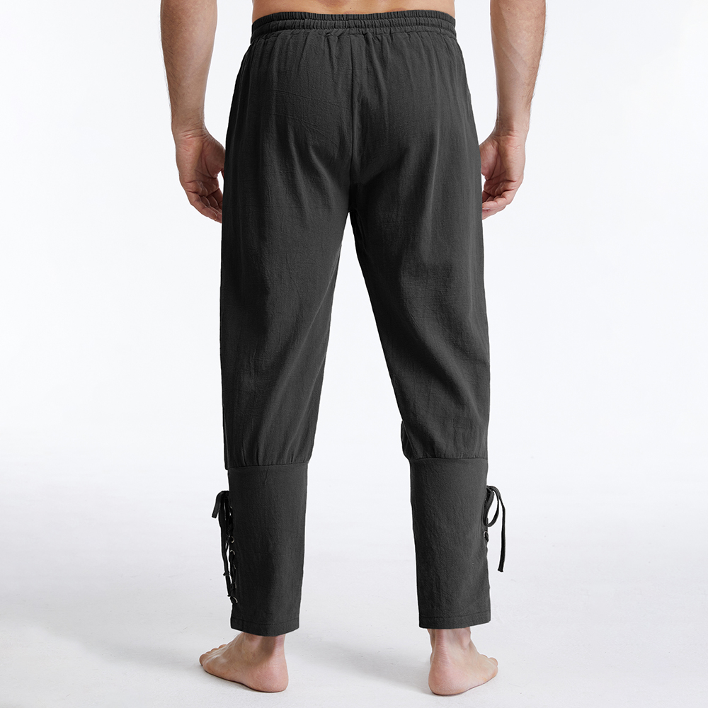 Erkek Vintage Pamuk Keten Düz  - Retro Track Pant incelemesi ve fiyatı