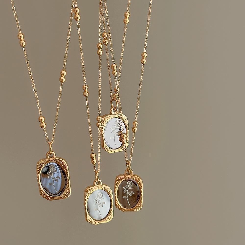 Vintage Oymalı Gül Kolye Kadın - Vintage Fashion Tags incelemesi ve fiyatı