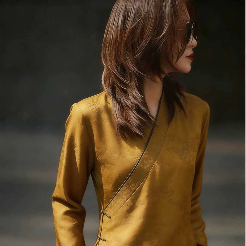 Çin Tarzı Kadın Bluzları Baskı - Vintage Fashion In Chinese incelemesi ve fiyatı