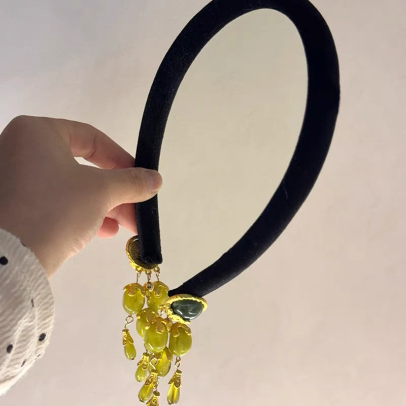 Vintage Saçak Kafa Bandı Zeyti - Vintage Fashion In Chinese incelemesi ve fiyatı