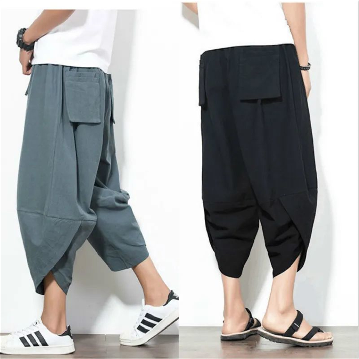 4XL Bol Harem Pantolon Erkek 2 - Retro Track Pant incelemesi ve fiyatı