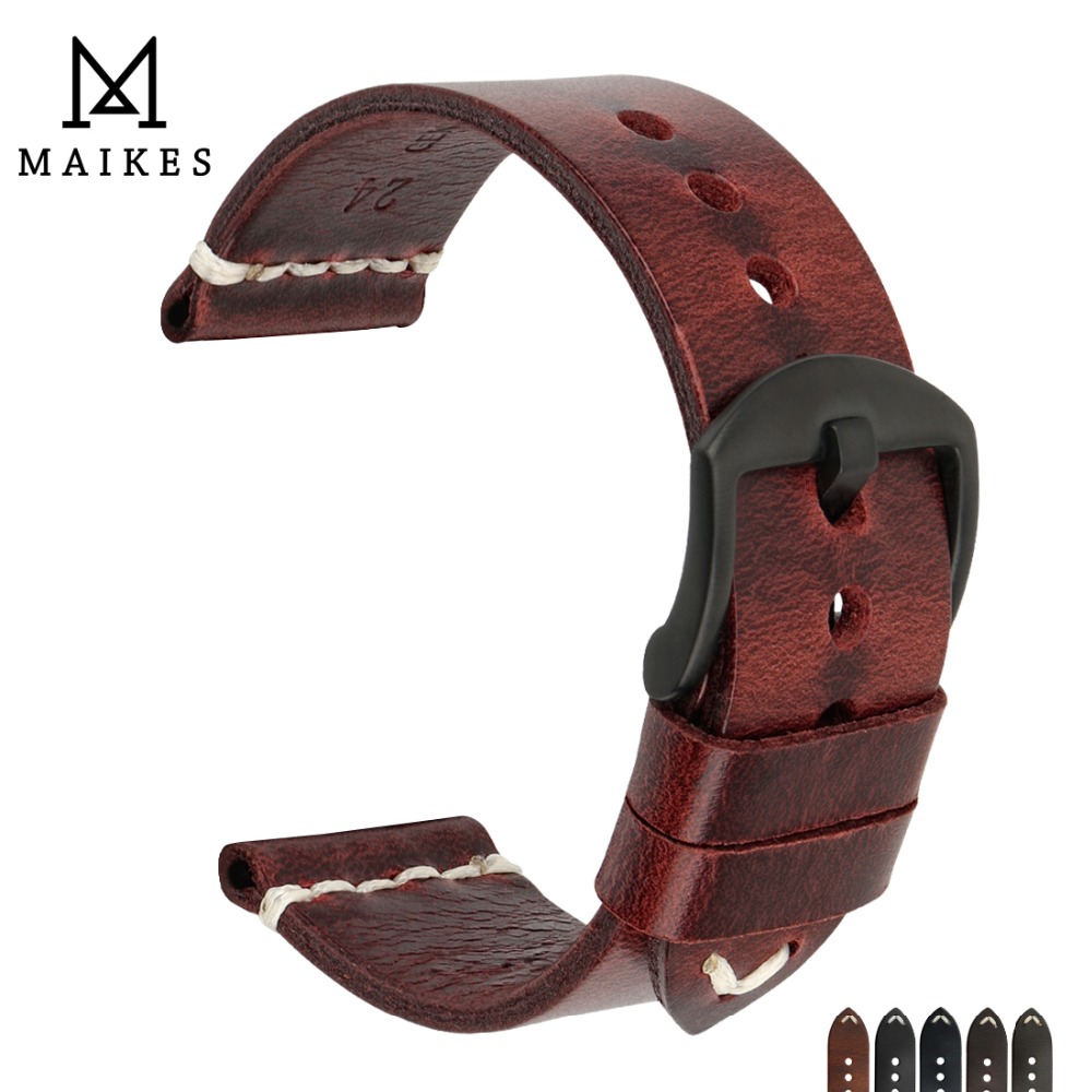MAIKES Vintage deri kayış saat - Vintage Fashion Tags incelemesi ve fiyatı